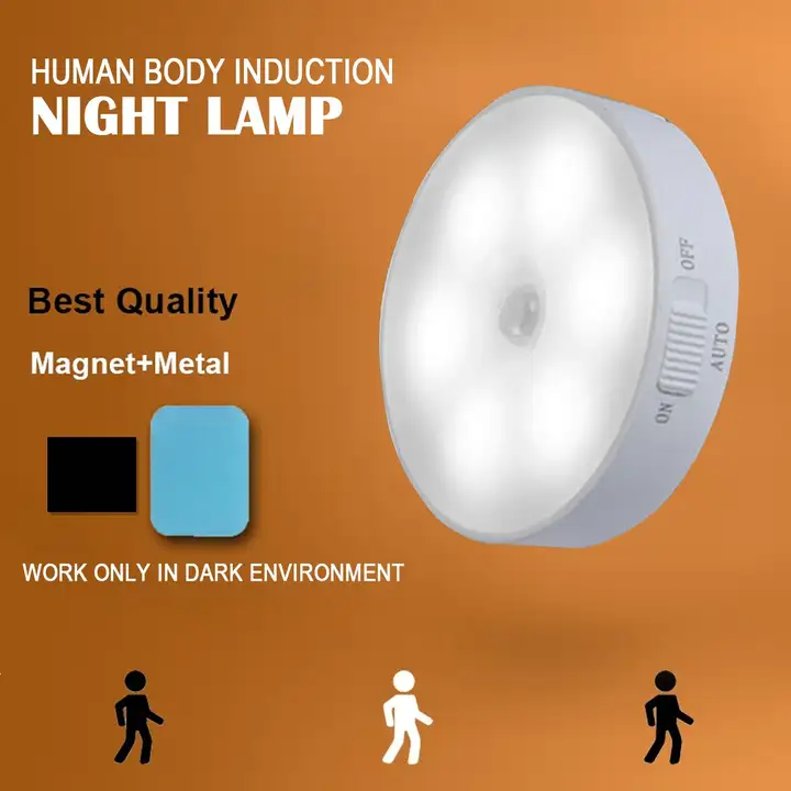 এলইডি ইন্টেলিজেন্ট সেন্সর নাইট লাইট (Body Induction Lamp)